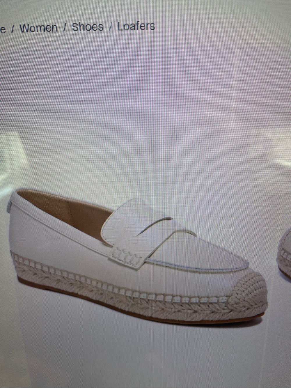 NWT Sam Edelman Kai Penny Women's Ivory Slip-On Loafers - Picture 11 of 16
